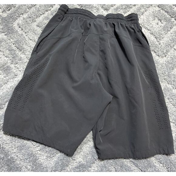 Adidas Gym Shorts ClimaLite Black Athletic Performance W/Pockets Mens Sz Small - Picture 2 of 7